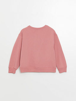 Bisiklet Yaka Basic Uzun Kollu K?z ?ocuk Sweatshirt - Waikiki фото 3