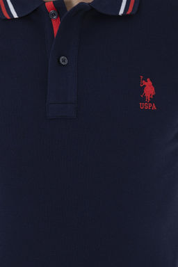 Мужская темно-синяя базовая футболка - U.s. polo assn фото 7