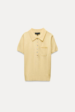 FINE WOOL POLO SHIRT - Zara фото 2