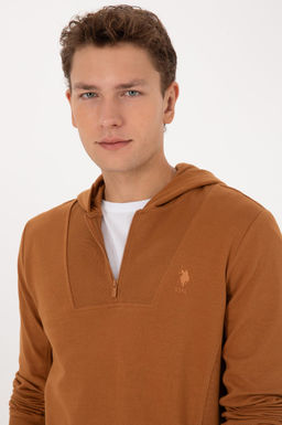 Erkek Camel Sweatshirt