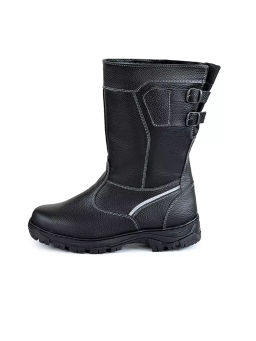 Сапоги мужские Витязь,черные,литая подошва