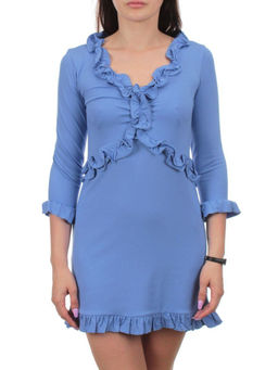 17230 LT. BLUE Платье летнее (92% вискоза, 8% эластан)
