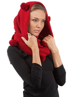 Conso/TIWT160 - красный Палантин женский