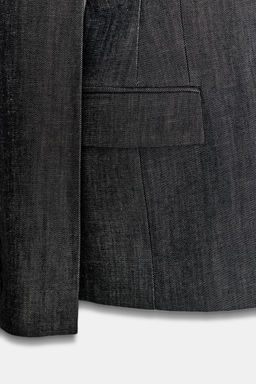 ZW COLLECTION DENIM BLAZER - Zara фото 8