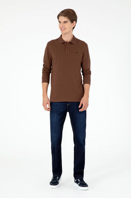 Мужской коричневый базовый свитшот Неожиданная скидка в корзине - U.s. polo assn фото 4