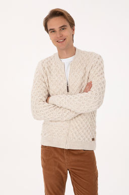Erkek Krem Triko H_rka - U.s. polo assn фото 3