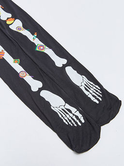 H12 Desenli K?z ?ocuk K?lotlu ?orap