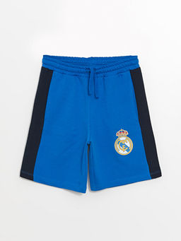 Beli Lastikli Real Madrid Bask?l? Erkek ?ocuk ?ort