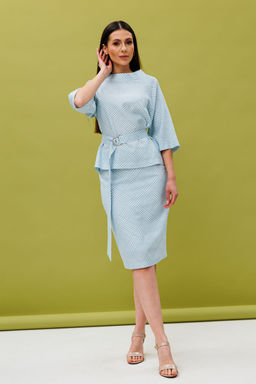 Костюм Lars Style 888/1 молочно-голубой