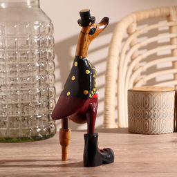 Сувенир «Утка Пират», 13×9×27 см, дерево