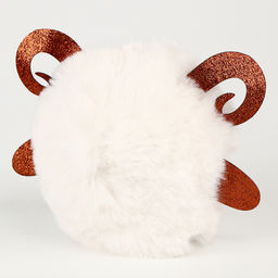 Мягкая игрушка  Зодиак Создай своё украшение. Овен, с кулоном - POMPOSHKI фото 4