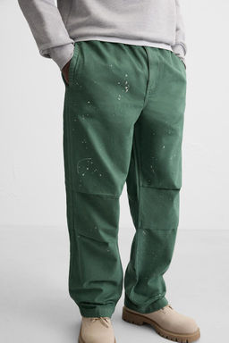 PARACHUTE PRINT TROUSERS - Zara фото 5