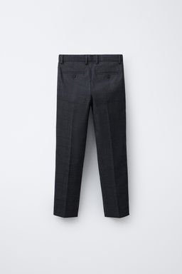 CHECK COMFORT SUIT TROUSERS - Zara фото 6