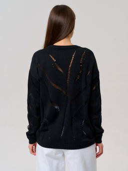 Джемпер женский 12421-53015 black - Eleganzza фото 4