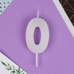 Свеча в торт цифра 0, звёздочки - Страна карнавалия фото 4