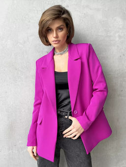 K11122 Пиджак ФУКСИЯ
