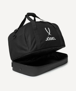 Сумка спортивная с двойным дном JOGEL Division Double Bottom Bag, черный  фото 5