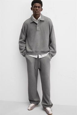 STITCH DETAIL JOGGER TROUSERS - Zara фото 5
