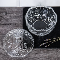 Сахарница 280 мл боченок резная / A-552 /уп 48/ - Галеонтрейд фото 3