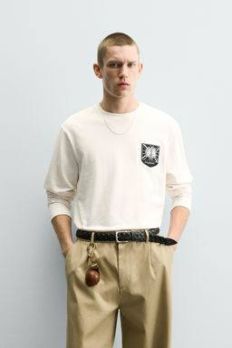 CAMISETA PARCHE ENGLAND 66 FIFA WORLD CUP FIFA CLASSICS / Blanco roto - Zara фото 2
