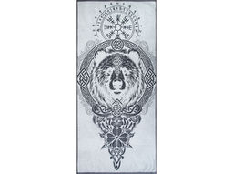 Полотенце махровое 6с102.411ж1 Тотем МЕДВЕДЬ(антрацит) 67х150см