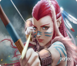 Коврик для мыши Perfeo "Anime 6", ткань + резиновое основание, 350*250*4мм, с рисунком (PF_D0633)