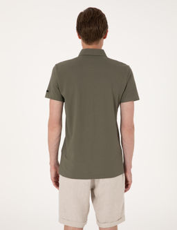 Haki Ultralight Kuma_ Slim Fit Polo Yaka Ti__rt