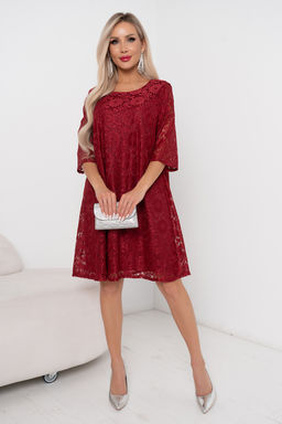 Платье Кэтрин (марсала) Р11-1175/2 - Николь фото 7