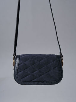 Сумка замшевая на плечо Deboro 30791 серо-синий