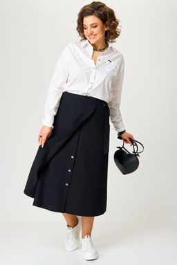 Костюм Aira Style 24119 Бело-черный