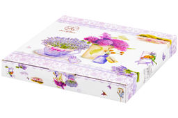 Блюдо-этажерка 3-х ярусная Лаванда 27*27*34 см NEW BONE CHINA - Elan gallery фото 4