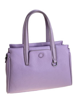 Женская сумка из искусственной кожи, цвет сиреневый