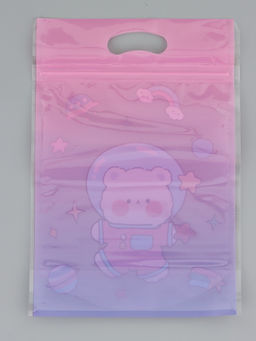 Цена за 50 шт. Пакет подарочный, с zip-lock застежкой, "Космическая история", 15х23 ± 1см МИКС