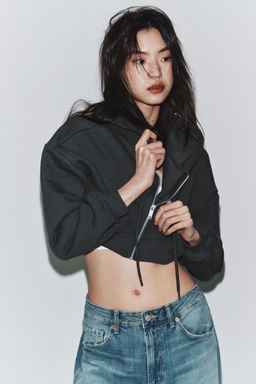 CROPPED HOODIE - Zara фото 10