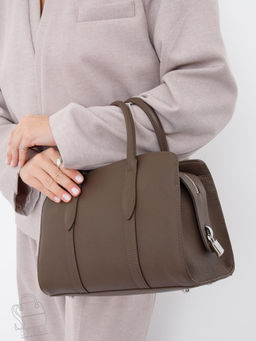 Сумка женская кожаная 8007-2S camel Velina Fabbiano-Safenta