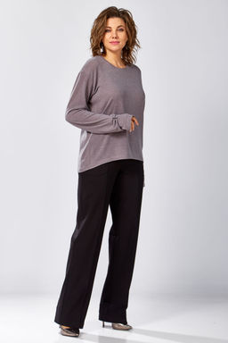 Джемпер BegiModa 4154 Фиолетовый пепел  фото 4