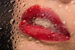 Рождественская фруктовая коллагеновая маска-патч для губ Вишня