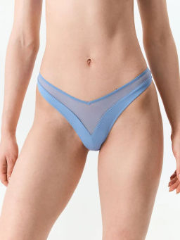 Infinity / Трусы стринги-бразилиано жен. Bruna голубой - Infinity Lingerie фото 4