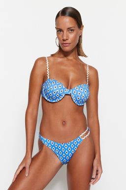 Geometrik Desenli Normal Paca Bikini Alt? TBESS23BA00124