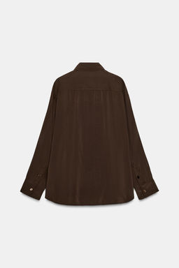 OVERSIZE FLOWING SHIRT - Zara фото 13