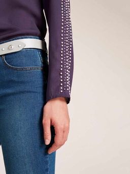 Блузка, лиловая - Heine фото 6