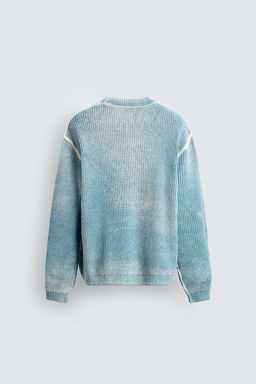 JERSEY REVERSIBLE RELAXED FIT / Azul claro - Zara фото 8