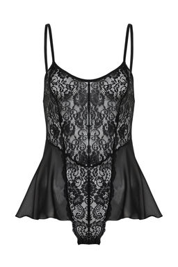 TRENDYOLMILLA Siyah Dantel Bacak Bantl? Ip Ask?l? C?tc?tl? Orme Body THMSS24BD00001  фото 7