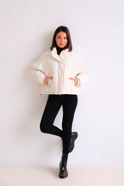 Martichelli Куртка укороченная молочная