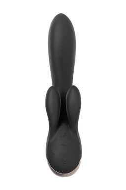 Вибромассажер Satisfyer Double Flex Connect App, черный, силикон  фото 2