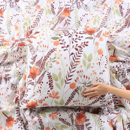 Постельное бельё Этель 1.5 сп Summer bloom 143*215 см,150*214 см, 70*70 см-2 шт, поплин 125 г/м2, хл 100%  фото 5