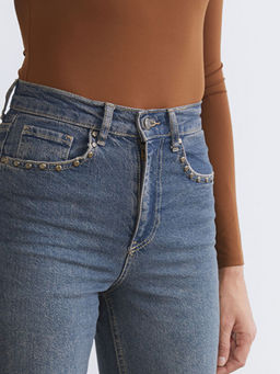 Mom Fit Kad?n Jean Pantolon