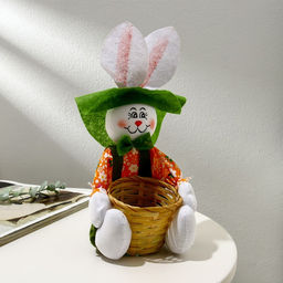 Подставка для цветов, на 1 горшок, d = 8 см, h = 9 см, МИКС, Заяц, Greengo  фото 2