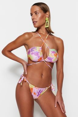 Cicek Desenli Tunelli Normal Paca Bikini Alt? TBESS23BA00039