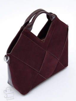 Сумка женская кожаная 1133VG wine purple  Vitelli Grassi